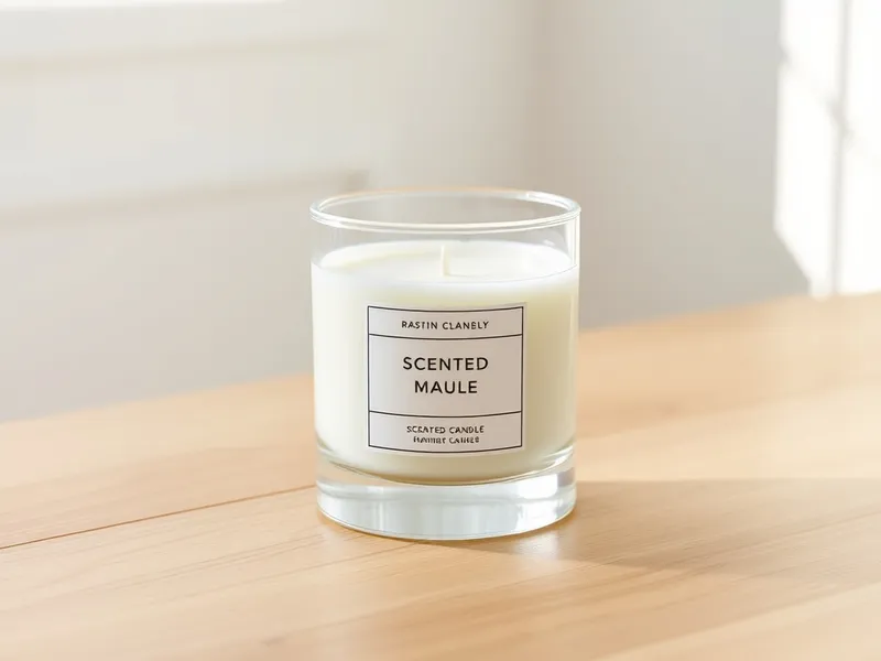 Bougie parfumée soja en pot verre, grossiste bougie